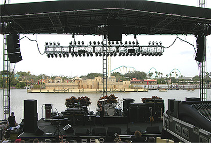 Bud and BBQ at Sea World in Orlando Fl.